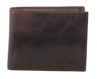 Pierre Cardin Italian Leather Men's Wallet/Card Holder in Chocolate