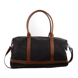 Pierre Cardin Canvas Overnight Bag in Black