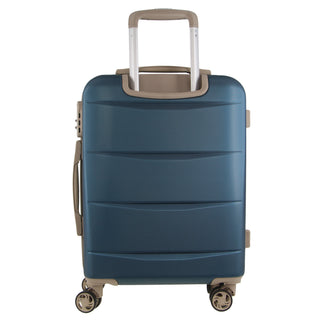 Pierre Cardin 54cm CABIN Hard Shell Suitcase in Blue