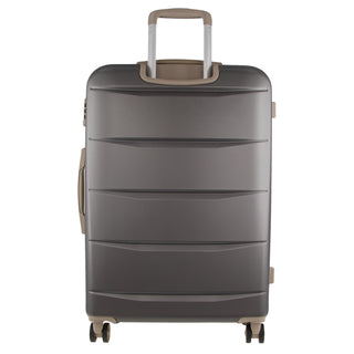 Pierre Cardin 80cm LARGE Hard Shell Suitcase in Graphite