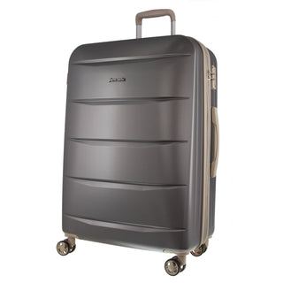 Pierre Cardin 80cm LARGE Hard Shell Suitcase in Graphite