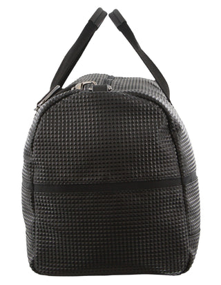 Police Men's Pyramid Overnight Bag in Black