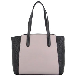 Milleni 2-tone Ladies Fashion Tote Handbag in Grey