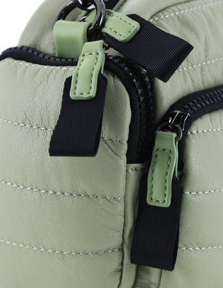 Milleni Ladies Fashion Puffer Crossbody Bag in Leaf