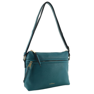 Milleni Ladies Fashion Crossbody Bag with Internal Pocket in Green
