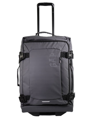 Soft Shell Luggage Charcoal / Soft Luggage GAP 41 CHRC GAP 3 Piece Set Soft Shell Trolley in Charcoal