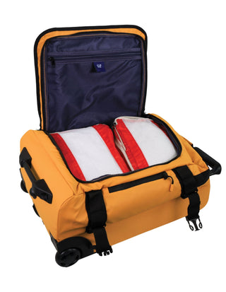 Soft Shell Luggage Yellow / Soft Luggage GAP 41 YELL GAP 3 Piece Set Soft Shell Trolley in Yellow