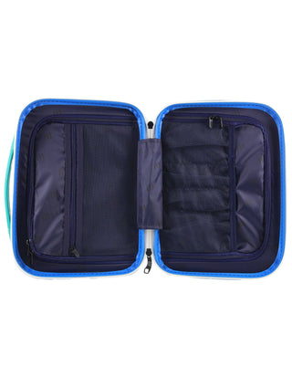 Hard Shell Luggage GAP 31CB BLACK+MT018 GAP CABIN Black Hard Shell with Mini Beauty Case Set + Assorted Leather Tag