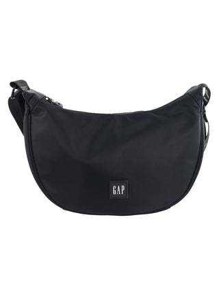 Crossbody Bag Black / Nylon GAP 51 BLK GAP Ladies Nylon Crescent Cross-Body Bag in Black