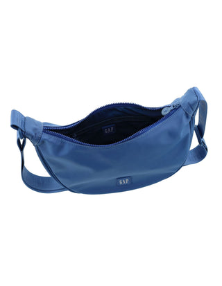 Crossbody Bag Blue / Nylon GAP 51 BLUE GAP Ladies Nylon Crescent Cross-Body Bag in Blue