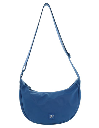 Crossbody Bag Blue / Nylon GAP 51 BLUE GAP Ladies Nylon Crescent Cross-Body Bag in Blue