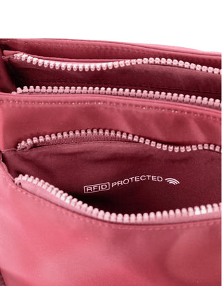 Crossbody Bag Wine / Nylon GAP 57 WINE GAP Ladies Nylon Modern Crossbody Bag in Wine