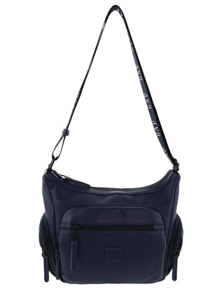 Crossbody Bag Navy / Vegan Leather GAP 64 NAVY GAP Ladies Vegan Leather Function Crossbody Bag in Navy