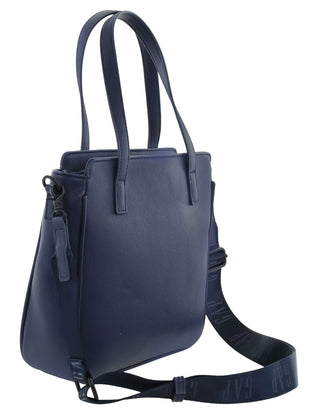 Tote Bag Navy / Vegan Leather GAP 60 NAVY GAP Ladies Vegan Leather Mini Tote Crossbody Bag in Navy