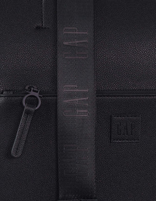 Tote Bag Black / Vegan Leather GAP 59 BLK GAP Ladies Vegan Leather Modern Crossbody Tote Bag in Black