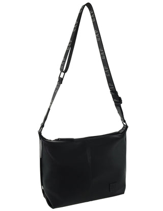 Crossbody Bag Black / Vegan Leather GAP 62 BLK GAP Ladies Vegan Leather Structured Crossbody Bag in Black