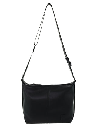 Crossbody Bag Black / Vegan Leather GAP 62 BLK GAP Ladies Vegan Leather Structured Crossbody Bag in Black