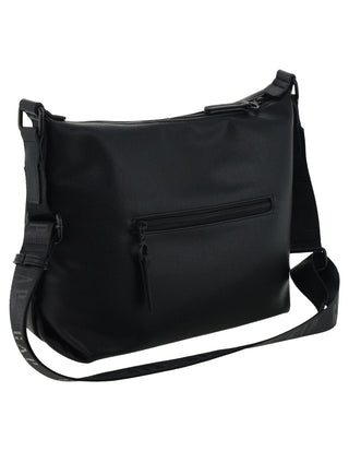 Crossbody Bag Black / Vegan Leather GAP 62 BLK GAP Ladies Vegan Leather Structured Crossbody Bag in Black