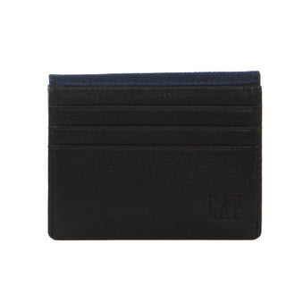 Card Holder Black / Leather GAP 21 BLK GAP Leather Card Holder in Black