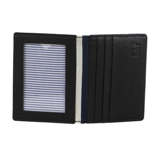 Card Holder Black / Leather GAP 21 BLK GAP Leather Card Holder in Black