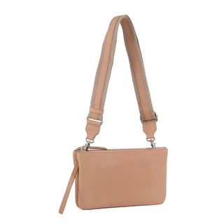 Crossbody Bag Blush / Leather GAP 02 BLSH GAP Leather Ladies Cross-Body Bag in Blush