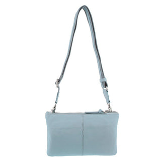 Crossbody Bag Light Blue / Leather GAP 02 BLUE GAP Leather Ladies Cross-Body Bag in Light Blue