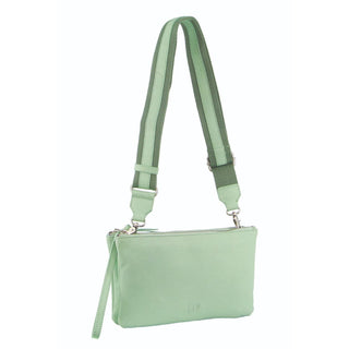 Crossbody Bag Sage / Leather GAP 02 SAGE GAP Leather Ladies Cross-Body Bag in Sage