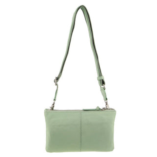 Crossbody Bag Sage / Leather GAP 02 SAGE GAP Leather Ladies Cross-Body Bag in Sage