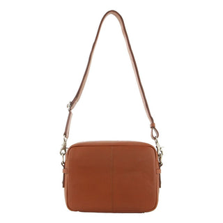 Crossbody Bag Tan / Leather GAP 01 TAN GAP Leather Ladies Cross-Body Bag in Tan