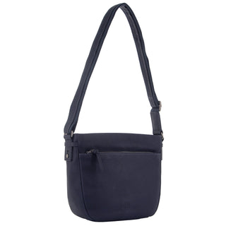 Crossbody Bag Navy / Leather GAP 03 NVY GAP Leather Ladies Cross-Body Handbag in Navy