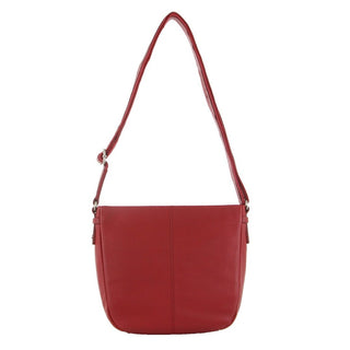 Crossbody Bag Red / Leather GAP 03 RED GAP Leather Ladies Cross-Body Handbag in Red