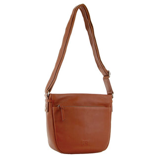 Crossbody Bag Tan / Leather GAP 03 TAN GAP Leather Ladies Cross-Body Handbag in Tan