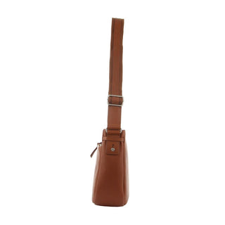 Crossbody Bag Tan / Leather GAP 03 TAN GAP Leather Ladies Cross-Body Handbag in Tan