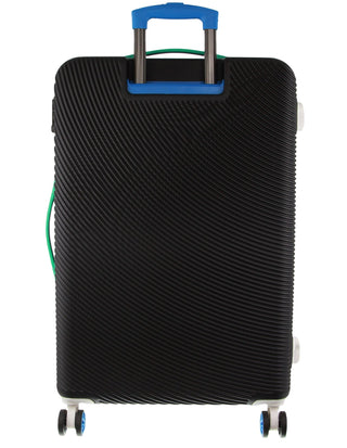 Hard Shell Luggage GAP 31MB BLACK+MT018 GAP MEDIUM Black Hard Shell with Mini Beauty Case Set + Assorted Leather Tag