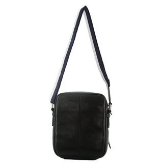 Crossbody Bag Black / Leather GAP 17 BLK GAP Men's Leather Cross-Body Bag in Black