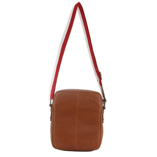 Crossbody Bag Tan / Leather GAP 17 TAN GAP Men's Leather Cross-Body Bag in Tan