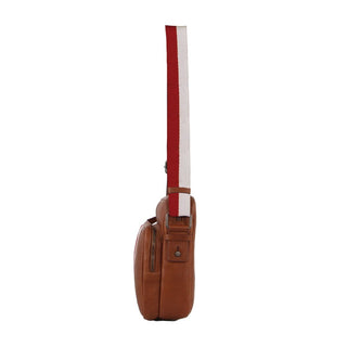 Crossbody Bag Tan / Leather GAP 17 TAN GAP Men's Leather Cross-Body Bag in Tan