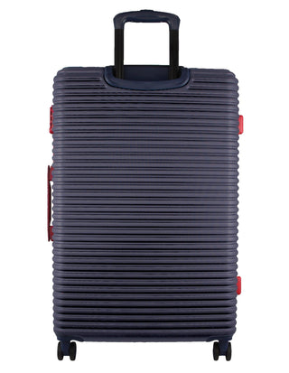 Hard Shell Luggage GAP 30LC NAVY+MT018 GAP Navy Hard Shell LARGE and CABIN 2-Piece Set + Luggage Tag