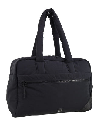 Overnight Bag Black / Nylon GAP 85 BLACK GAP Nylon Modern Overnighter Tote Bag in Black