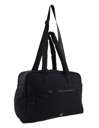 Overnight Bag Black / Nylon GAP 85 BLACK GAP Nylon Modern Overnighter Tote Bag in Black