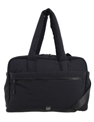 Overnight Bag Black / Nylon GAP 85 BLACK GAP Nylon Modern Overnighter Tote Bag in Black