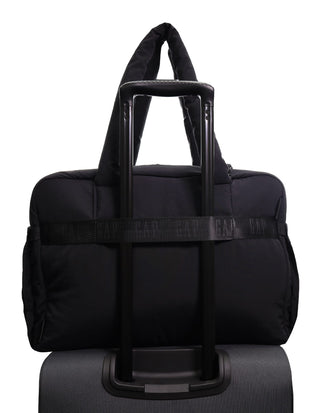 Overnight Bag Black / Nylon GAP 85 BLACK GAP Nylon Modern Overnighter Tote Bag in Black
