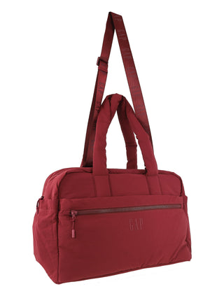 Overnight Bag Wine / Nylon GAP 85 WINE GAP Nylon Modern Overnighter Tote Bag in Wine