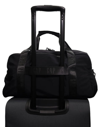 Overnight Bag Black / Nylon GAP 84 BLACK GAP Nylon Travel Overnight Bag in Black