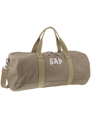 Duffle Bag Khaki / Canvas GAP 26 KHAKI GAP Unisex Canvas Overnighter/Barrell Bag in Khaki