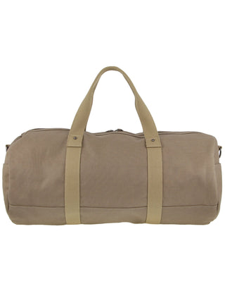 Duffle Bag Khaki / Canvas GAP 26 KHAKI GAP Unisex Canvas Overnighter/Barrell Bag in Khaki