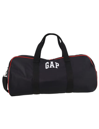 Overnight Bag Black / Nylon GAP 58 BLK GAP Unisex Nylon Traveller Overnighter/Barrell Bag in Black