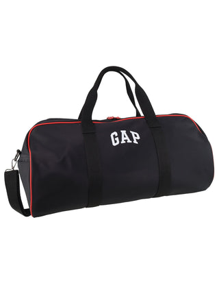 Overnight Bag Black / Nylon GAP 58 BLK GAP Unisex Nylon Traveller Overnighter/Barrell Bag in Black