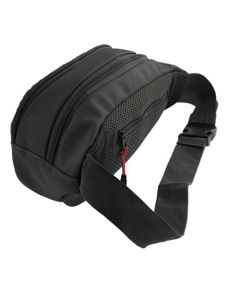 Waist/Sling Bag Black / Water Repellent PU GAP 69 BLACK GAP Water Repellent Sling Bum Bag in Black