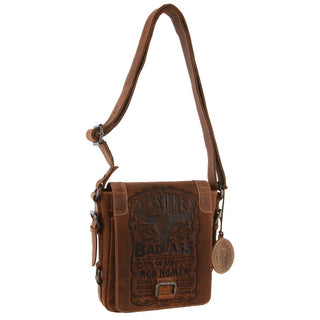 Crossbody Bag Cognac / Leather JACK 15 COGN Jack's Inn Blackthorne Brown Leather Crossbody Bag in Cognac